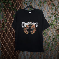 XL - Vintage Y2K American Vintage T-Shirts choppers iron - Black - XL