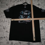 XL - Vintage Y2K Harley-davidson T-Shirts skull skeleton - Black - XL