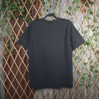L - Vintage Y2K American Vintage T-Shirts mario bros parody - Black - L