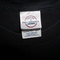 L - Vintage Y2K American Vintage T-Shirts mario bros parody - Black - L