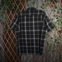 XL - Vintage Y2K Dickies Shirts plaid button boxy fit - Black - XL