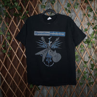 L - Vintage Y2K American Vintage T-Shirts operation - Black - L