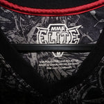 M - Vintage Y2K Mma Elite T-Shirts ufc tank top jersey aop - Black - M