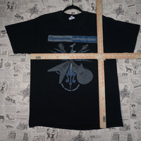 L - Vintage Y2K American Vintage T-Shirts operation - Black - L