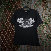 L - Vintage Y2K Harley-davidson T-Shirts brotherhood time - Black - L