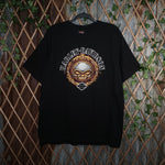 XL - Vintage Y2K Harley-davidson T-Shirts harley skull flame - Black - XL
