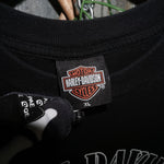 XL - Vintage Y2K Harley-davidson T-Shirts harley skull flame - Black - XL