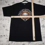 XL - Vintage Y2K Harley-davidson T-Shirts harley skull flame - Black - XL