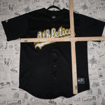 XL - Vintage Y2K Majestic Shirts oakland athletics mlb - Black - XL