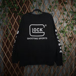 XXL - Vintage Y2K American Vintage T-Shirts glock shooting - Black - XXL