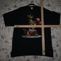 XL - Vintage Y2K Warner Bros T-Shirts acme scooby doo - Black - XL
