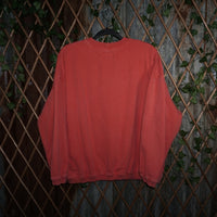 L - Vintage Y2K Bum Equipment Sweatshirts embroider ebay - Red - L