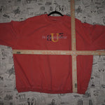 L - Vintage Y2K Bum Equipment Sweatshirts embroider ebay - Red - L