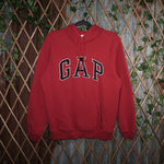 M - Vintage Y2K Gap Sweatshirts embroider arc logo - Red - M