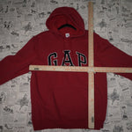 M - Vintage Y2K Gap Sweatshirts embroider arc logo - Red - M