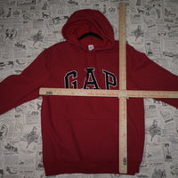 M - Vintage Y2K Gap Sweatshirts embroider arc logo - Red - M