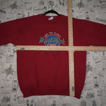 L - Vintage Y2K Hard Rock Cafe Sweatshirts save planet - Red - L