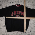 XL - Vintage Y2K Nfl Sweatshirts san francisco 49ers - Black - XL