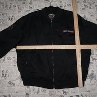 XL - Vintage Y2K Harley-davidson Jackets Coats embroider - Black - XL