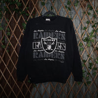 L - Vintage Y2K Nfll Sweatshirts los angeles raiders retro - Black - L