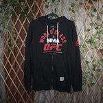 L - Vintage Y2K Reebok Sweatshirts world class mma ufc - Black - L