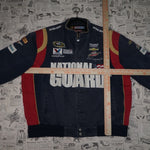 XL - Vintage Y2K Nascar Jackets Coats national guard - Blue - XL