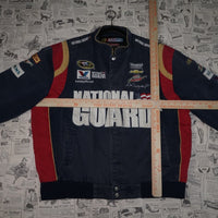 XL - Vintage Y2K Nascar Jackets Coats national guard - Blue - XL