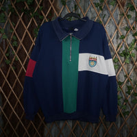 M - Vintage Y2K American Vintage Sweatshirts club tour - Blue - M
