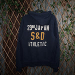 XXL - Vintage Y2K Super Dry Sweatshirts japan sd 23rd zip - Blue - XXL