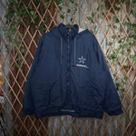 L - Vintage Y2K Nfl Jackets Coats dallas cowboys star logo - Blue - L