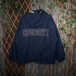 L - Vintage Y2K Nfl Jackets Coats dallas cowboys star logo - Blue - L