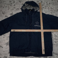 L - Vintage Y2K Nfl Jackets Coats dallas cowboys star logo - Blue - L