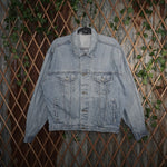 L - Vintage Y2K Warner Bros Jackets Coats denim trucker - Blue - L