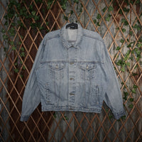 L - Vintage Y2K Warner Bros Jackets Coats denim trucker - Blue - L