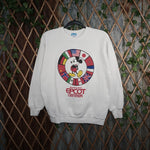 L - Vintage Y2K Disney Sweatshirts epcot center walt world - White - L