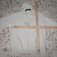 L - Vintage Y2K Mossimo Hoodies hermosa beach lion emblem - White - L