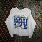 M - Vintage Y2K Discus Sweatshirts penn state university - White - M