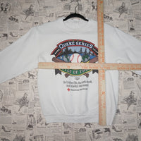 M - Vintage Y2K Mlb Sweatshirts quake series rattle bay san - White - M