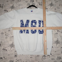 L - Vintage Y2K Russell Athletic Sweatshirts memphis state - White - L