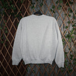 L - Vintage Y2K Fruit Of The Loom Sweatshirts critter rescue - Gray - L