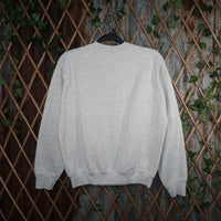L - Vintage Y2K Fruit Of The Loom Sweatshirts critter rescue - Gray - L