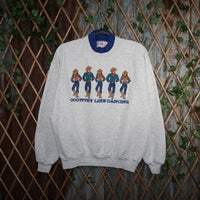 Vintage Y2K American Vintage Sweatshirts country line - Gray
