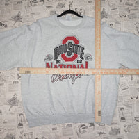 XL - Vintage Y2K American Vintage Sweatshirts ohio state - Gray - XL