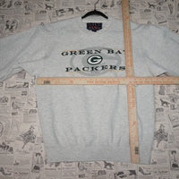 M - Vintage Y2K Nfl Sweatshirts green bay packers central - Gray - M