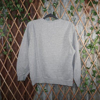 M - Vintage Y2K Stussy Sweatshirts spellout across chest - Gray - M