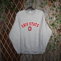 XL - Vintage Y2K Ncaa Sweatshirts ohio state university - Gray - XL