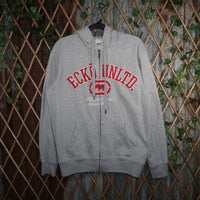 M - Vintage Y2K Ecko Unltd Hoodies embroider patch spellout - Gray - M