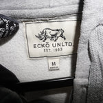 M - Vintage Y2K Ecko Unltd Hoodies embroider patch spellout - Gray - M