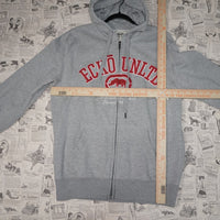 M - Vintage Y2K Ecko Unltd Hoodies embroider patch spellout - Gray - M