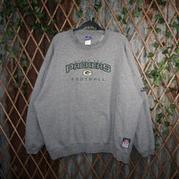 XXL - Vintage Y2K Nfl Sweatshirts embroider green bay - Gray - XXL